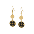 Royal Medallion Drop Earrings