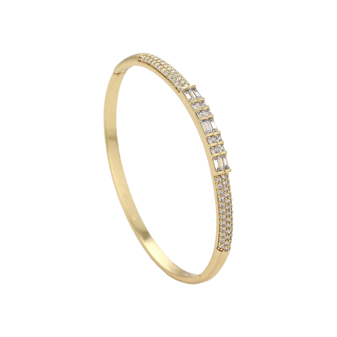 The Baguette & Pavé Bangle
