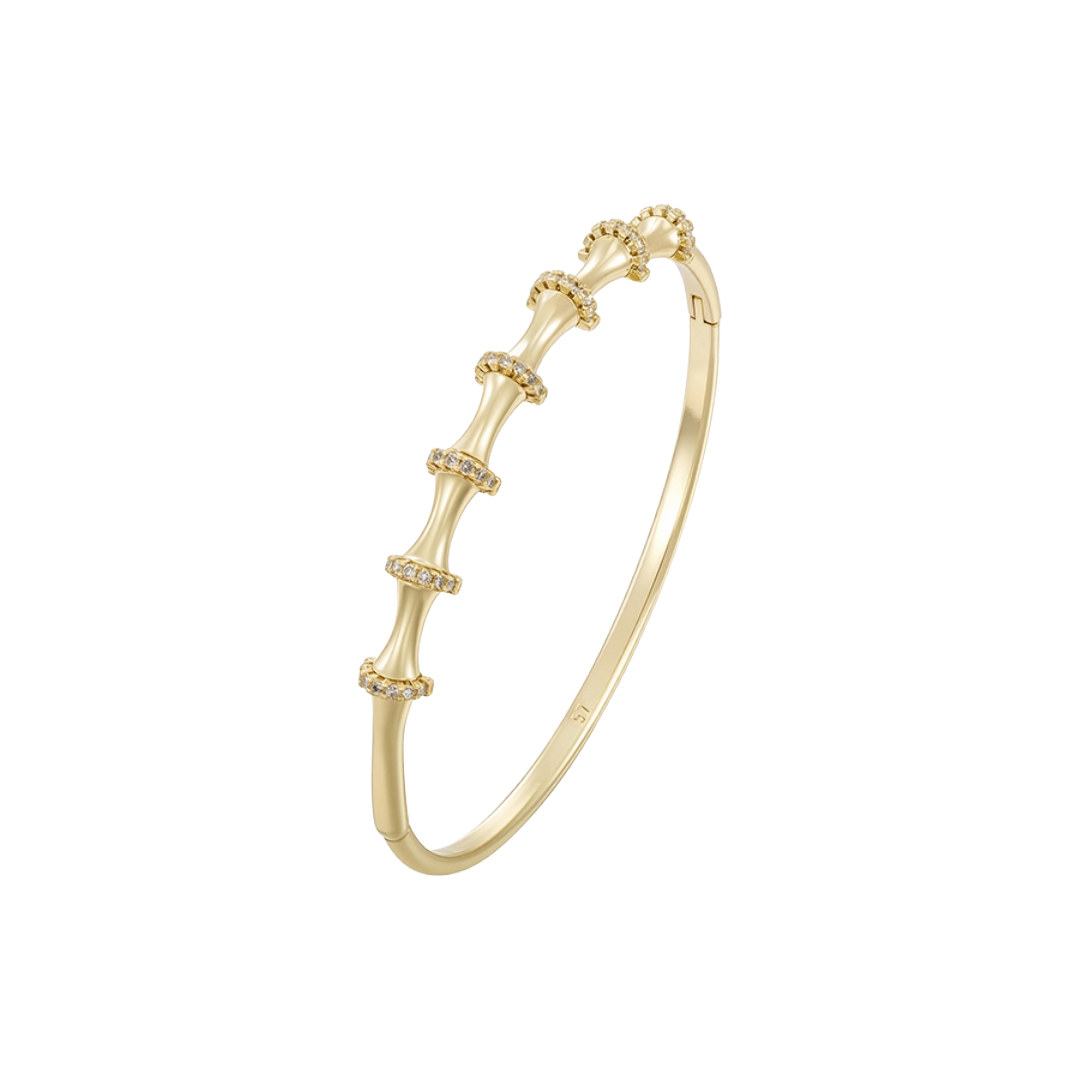 The Bamboo Pavé Bangle