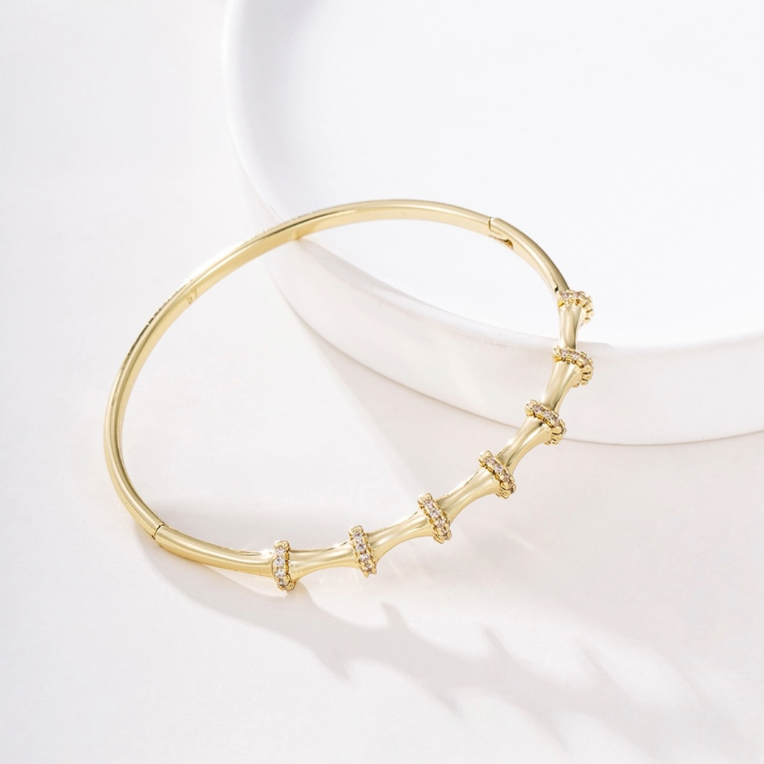 The Bamboo Pavé Bangle
