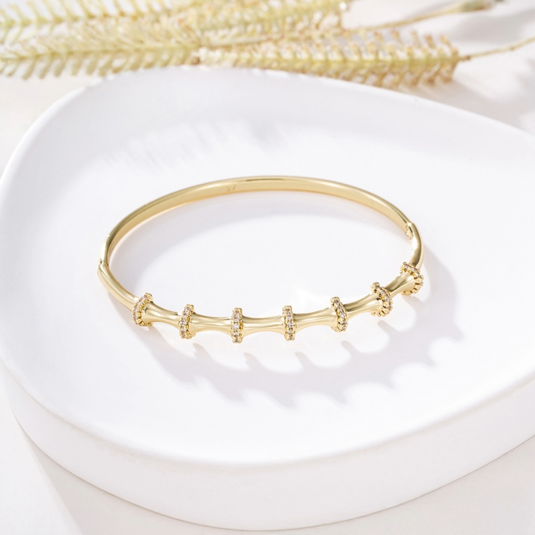 The Bamboo Pavé Bangle