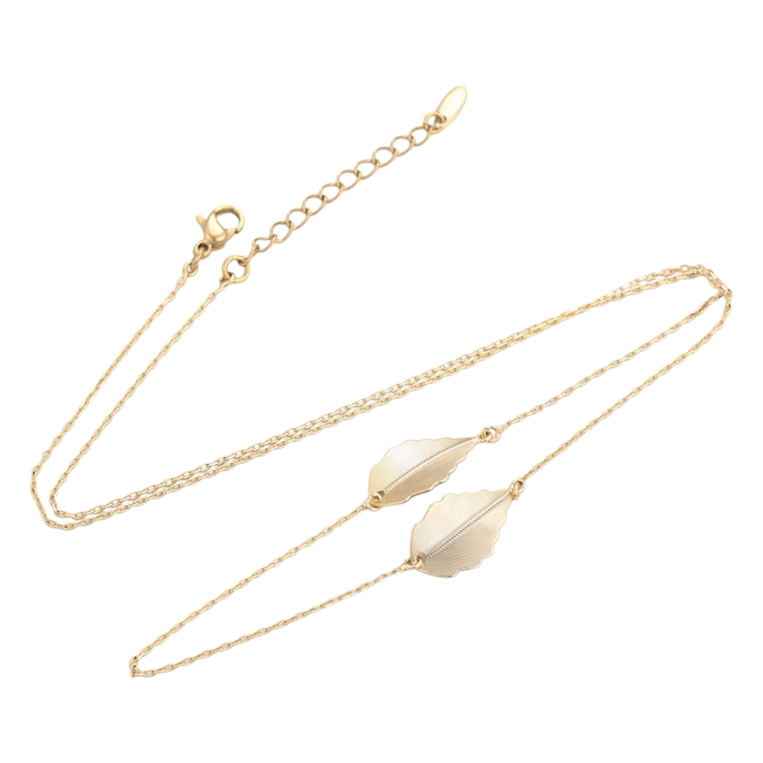 The Duo Leaf Necklace