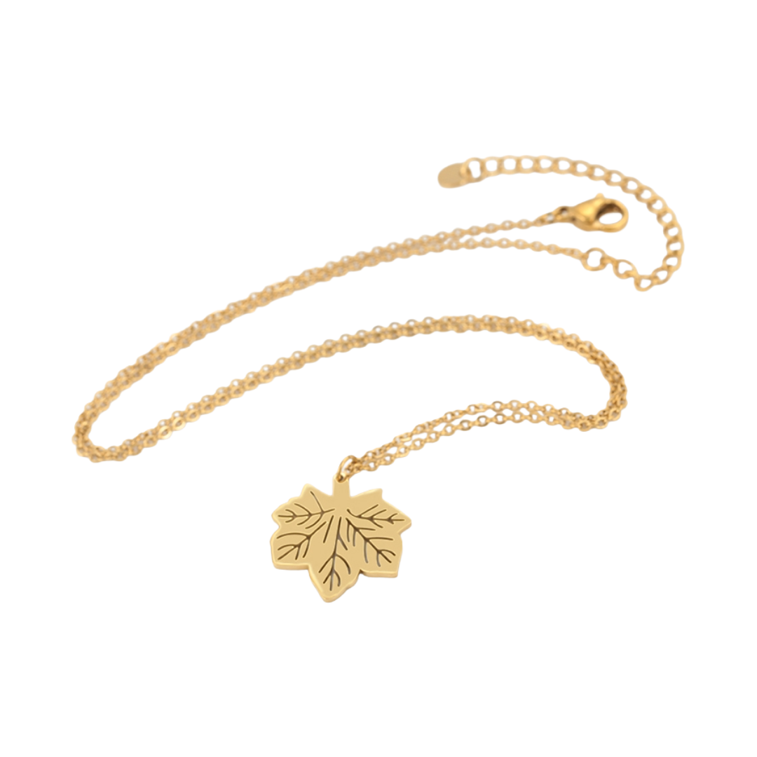 The Golden Maple Leaf Necklace