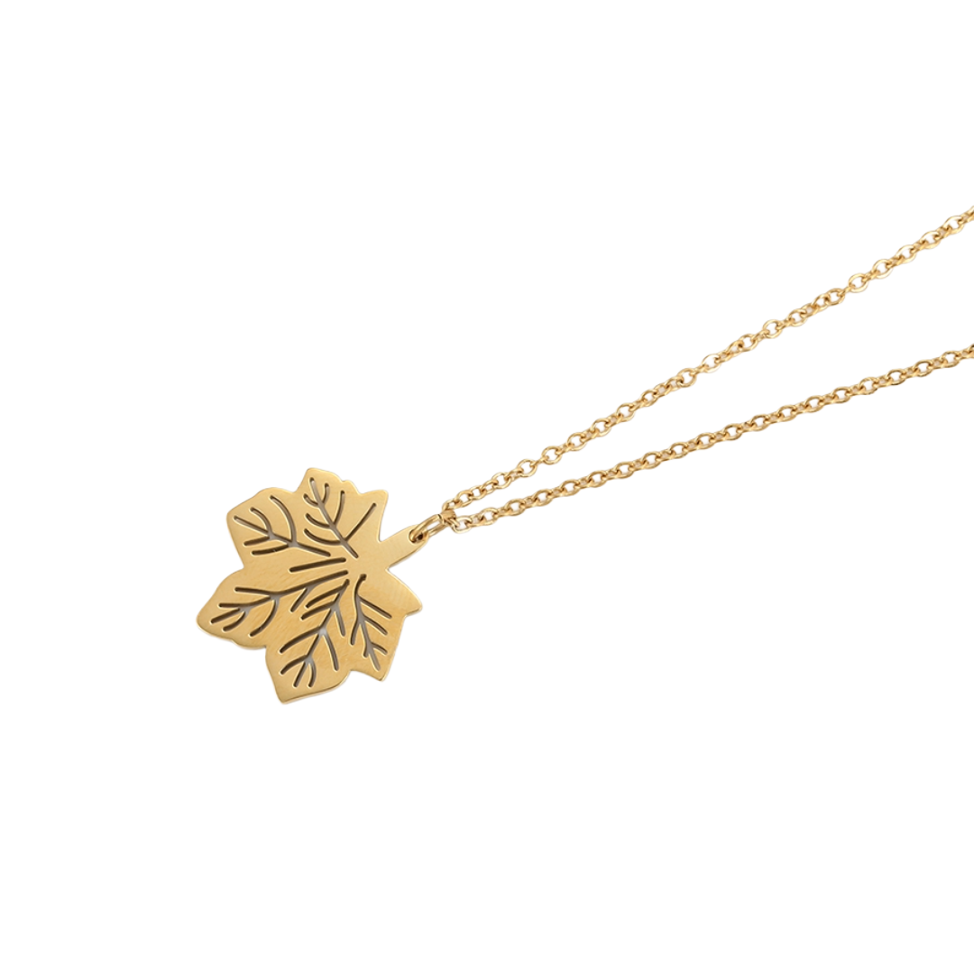 The Golden Maple Leaf Necklace