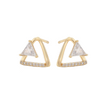 Trillion Geometric Stud Earrings